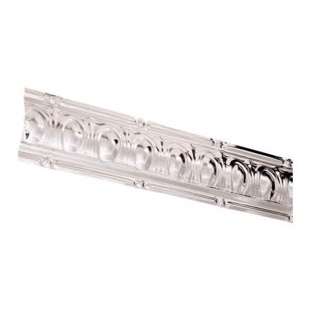 Acoustic Ceiling Products Great Lakes Tin 48" Huron Tin Crown Molding in Clear - 195-04